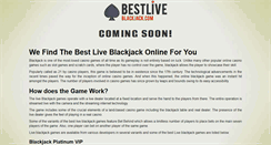 Desktop Screenshot of bestliveblackjack.com